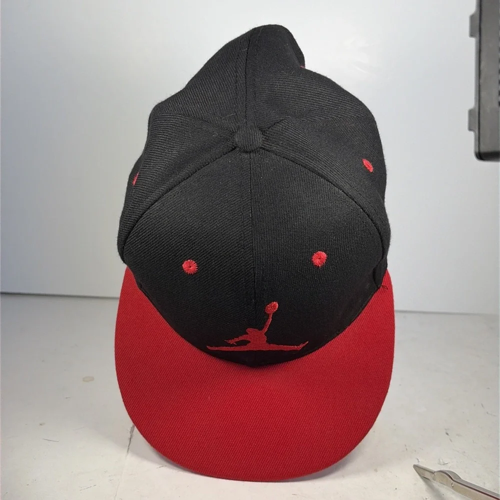 Air Jordan Wool‎ Snapback Cap Classic Black Red Jumpman Logo